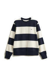 Sweatshirt aus Baumwolle - 433-EVENING BLUE - Blau