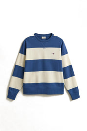 Sweatshirt aus Baumwolle - 442-VINTAGE BLUE - Blau