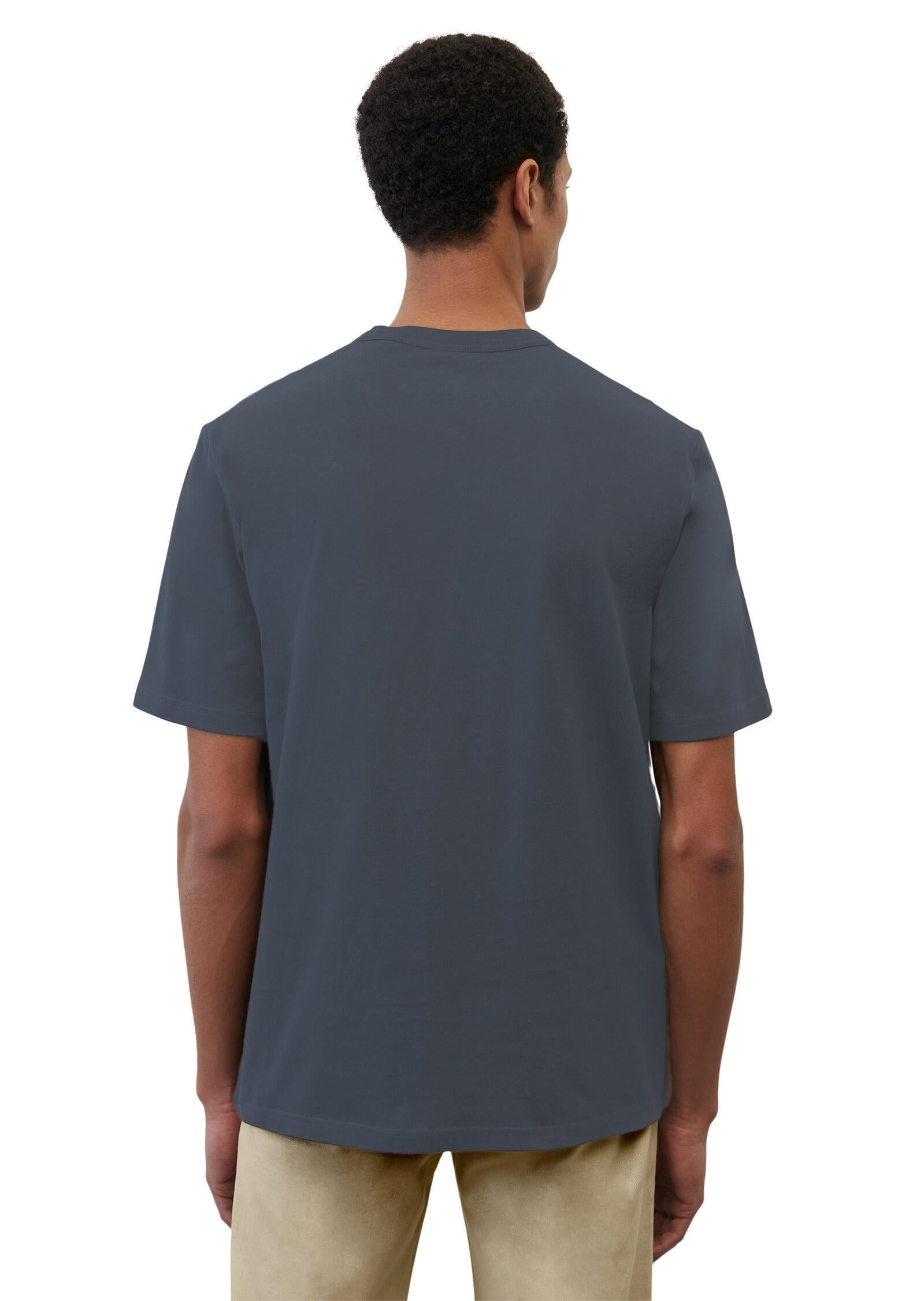 T-Shirt aus Baumwolle - 896-total eclipse - Blau