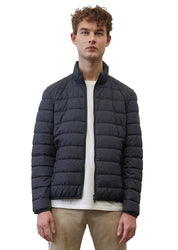 Steppjacke mit Stehkragen - 898-dark navy - Blau