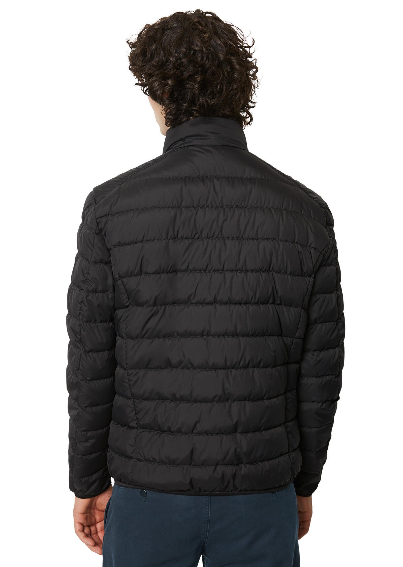 Steppjacke mit Stehkragen - 990-black - Schwarz