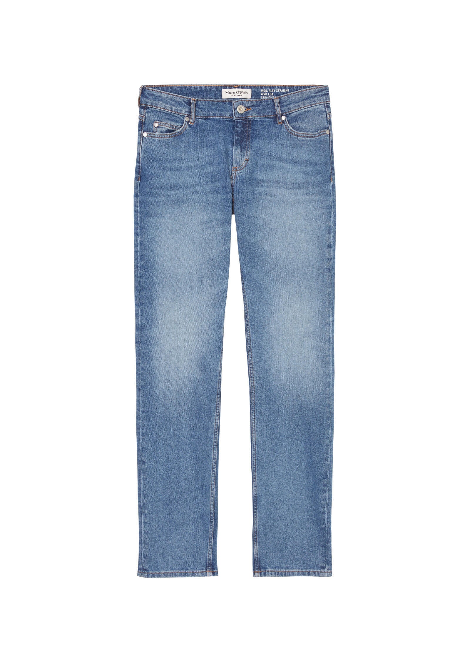 Jeans Straight Fit - 041-Sustainable clean blue was - Blau