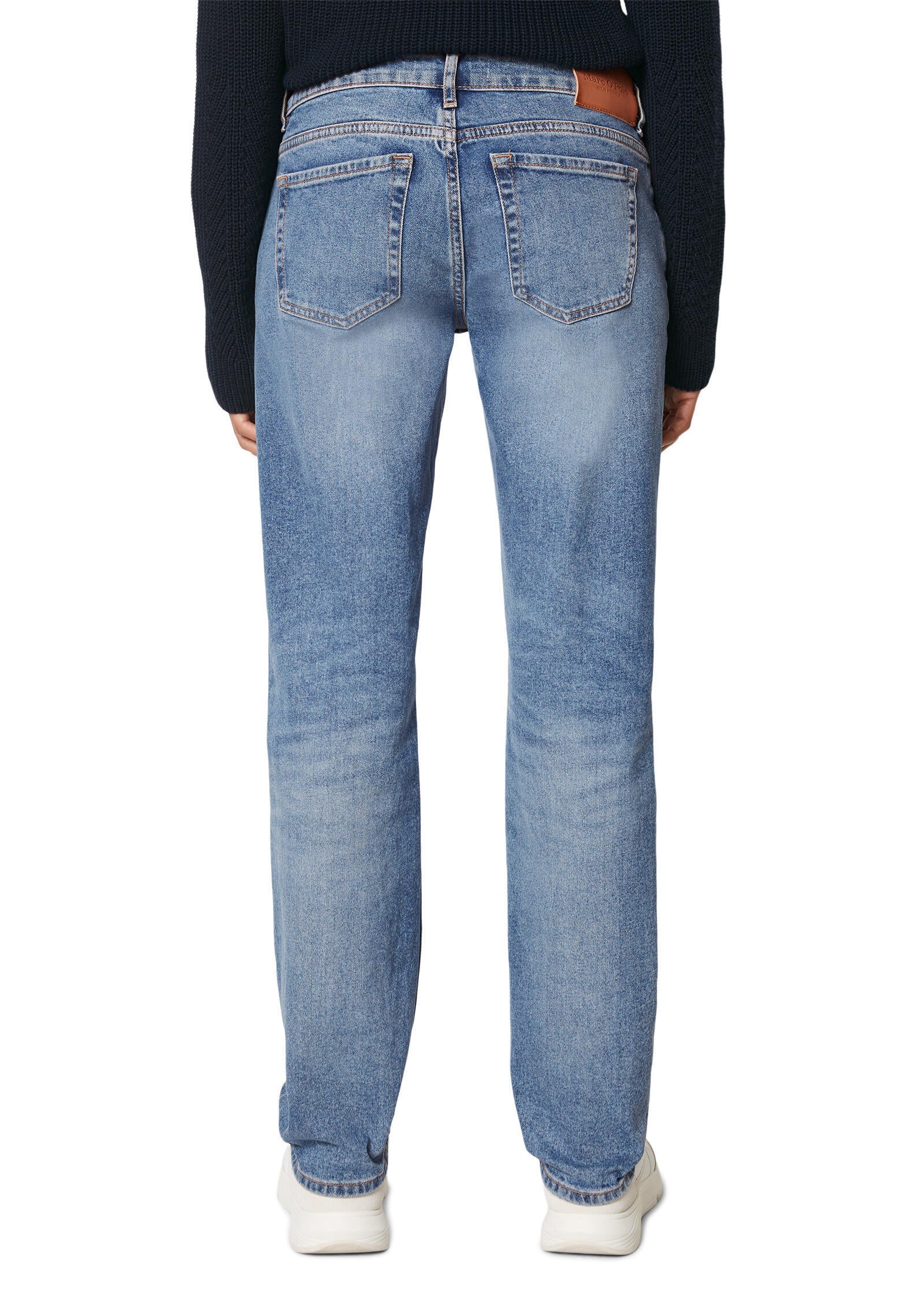 Jeans Straight Fit - 041-Sustainable clean blue was - Blau