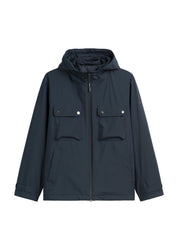Funktionsjacke mit abnehmbarer Kapuze - 898-dark navy - Blau