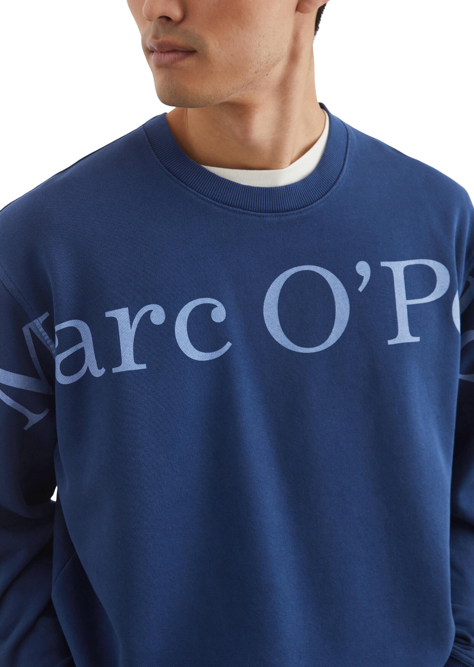 Sweatshirt aus Baumwolle - 871-iris ink - Blau