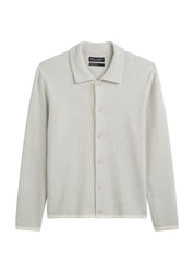 Strickcardigan aus Baumwollmix - 152-white cotton - Beige