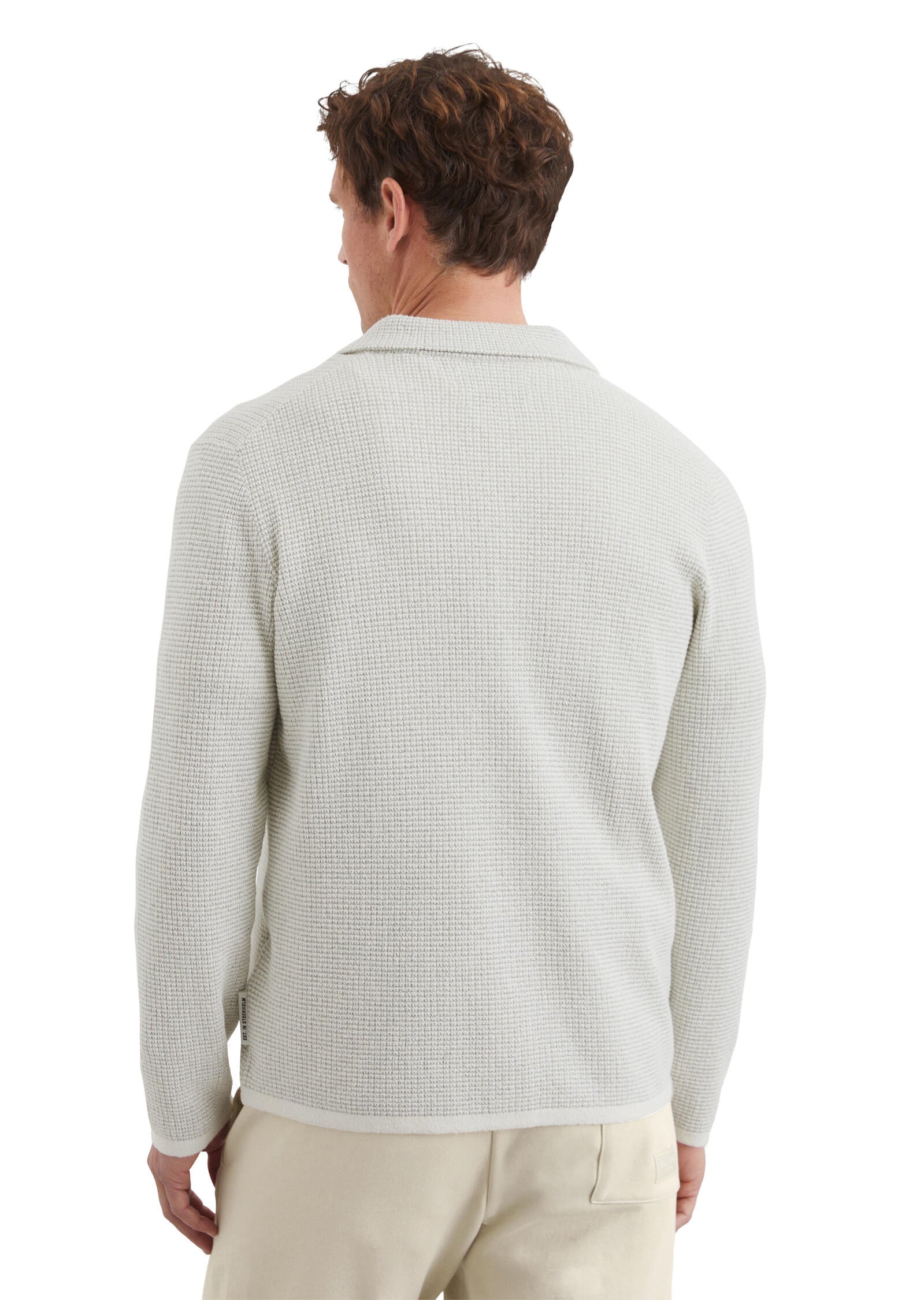 Strickcardigan aus Baumwollmix - 152-white cotton - Beige