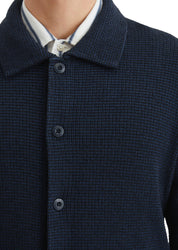 Strickcardigan aus Baumwollmix - 898-dark navy - Blau