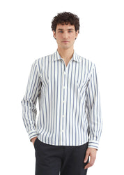 Hemd Regular Fit aus Baumwolle - B89-multi/ storm - Weiß | Blau