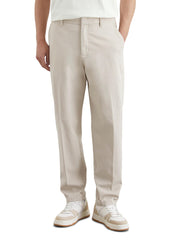 Stoffhose Relaxed Fit - 707-gray silk - Beige