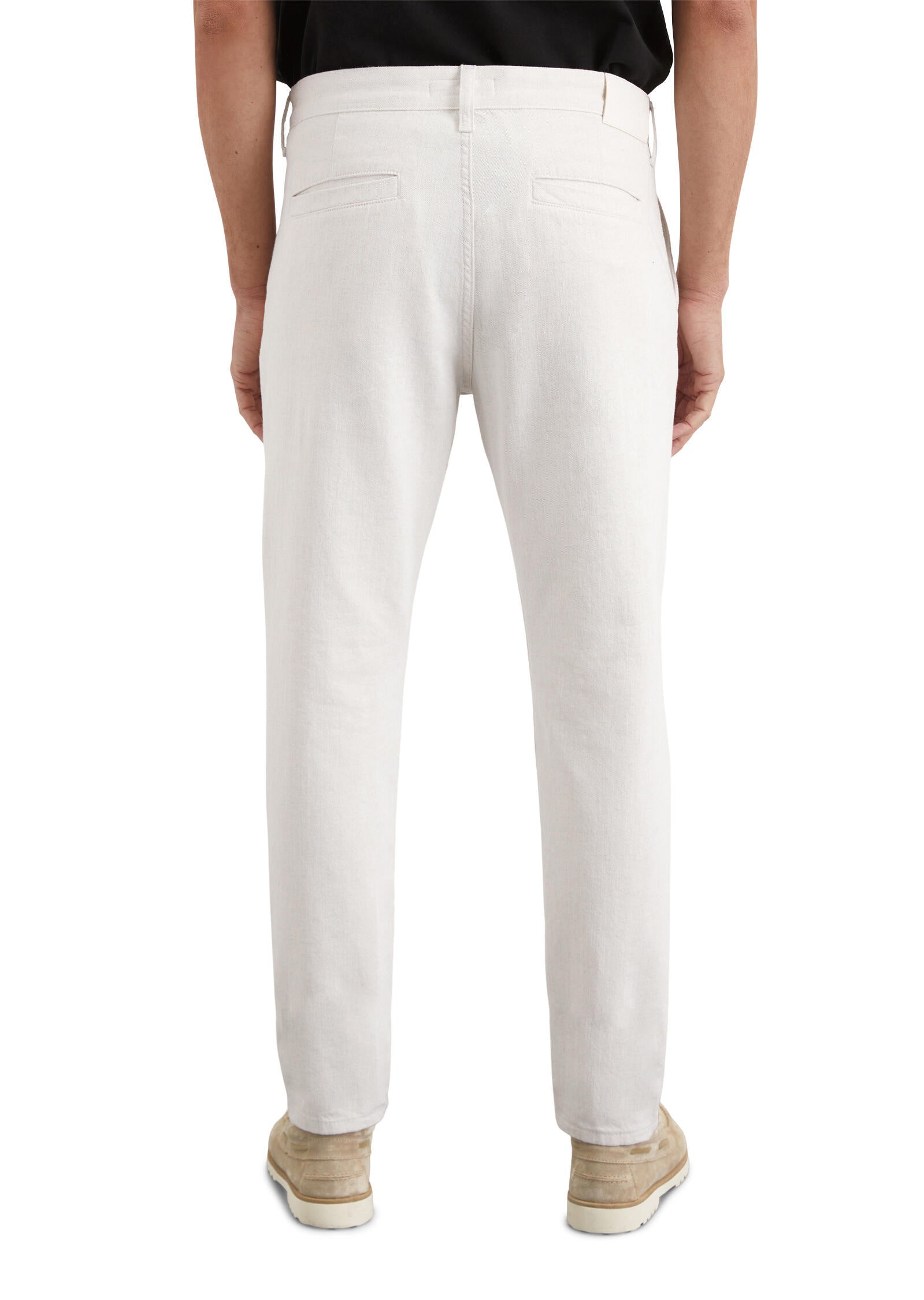 Jeans Tapered Fit - 006-Nappy ecru light wash - Grau