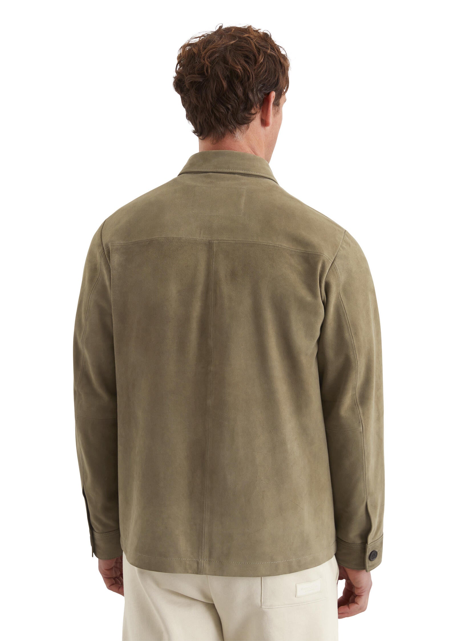 Lederjacke in Hemd-Optik - 734-coffee beans - Braun