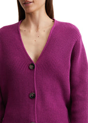Cardigan aus Baumwolle - 650-fresh berry - Violett