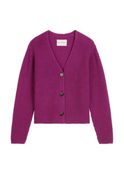 Cardigan aus Baumwolle - 650-fresh berry - Violett