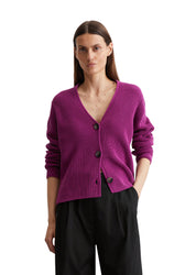 Cardigan aus Baumwolle - 650-fresh berry - Violett