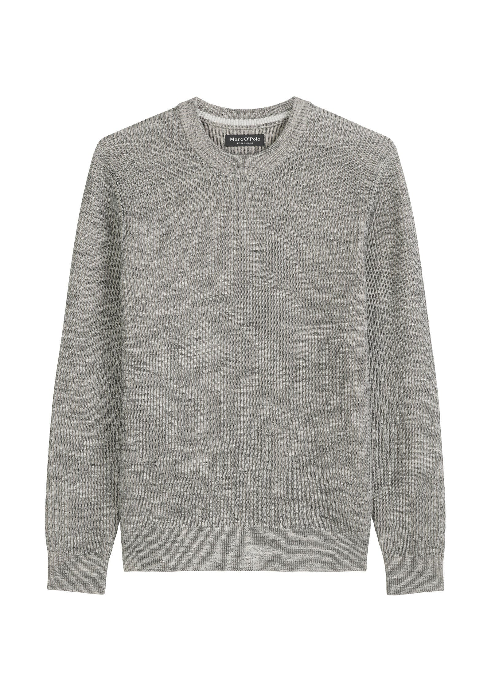 Strickpullover aus Baumwollmix - Z52-multi/heavy knit - Grau