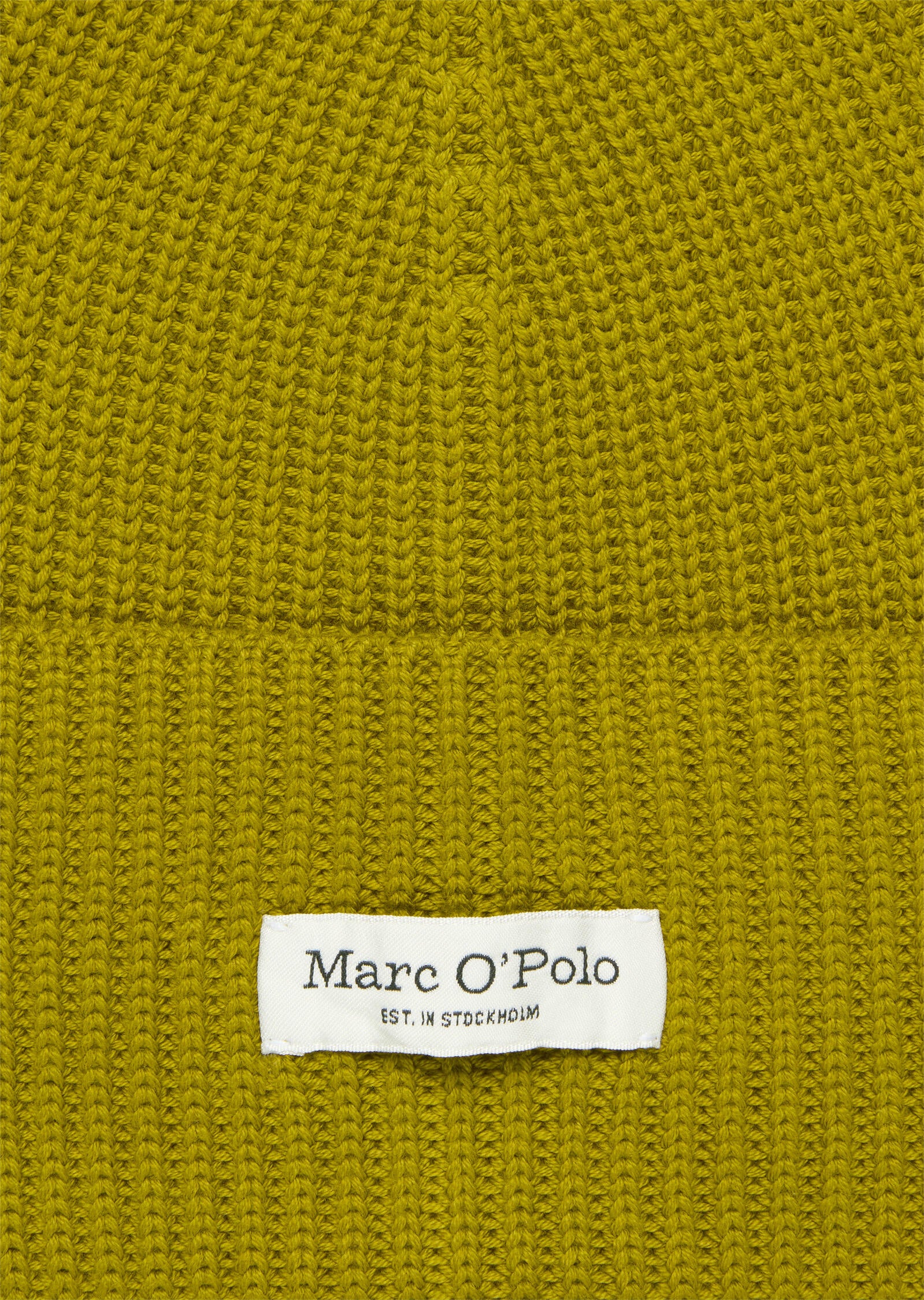 Strickmütze aus Baumwolle - 422-bright pea - Grün