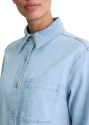 Hemd Regular Fit aus Baumwolle - 5706-Light Blue_Multi_08 - Blau