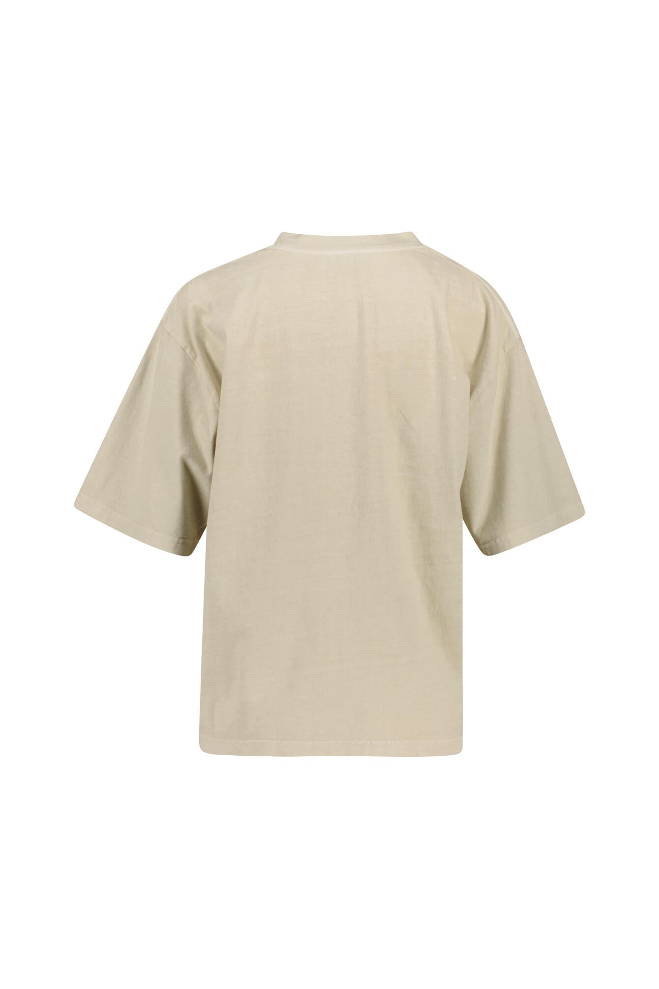 T-Shirt oversized aus Baumwolle - 0914-Linen Beige - Beige