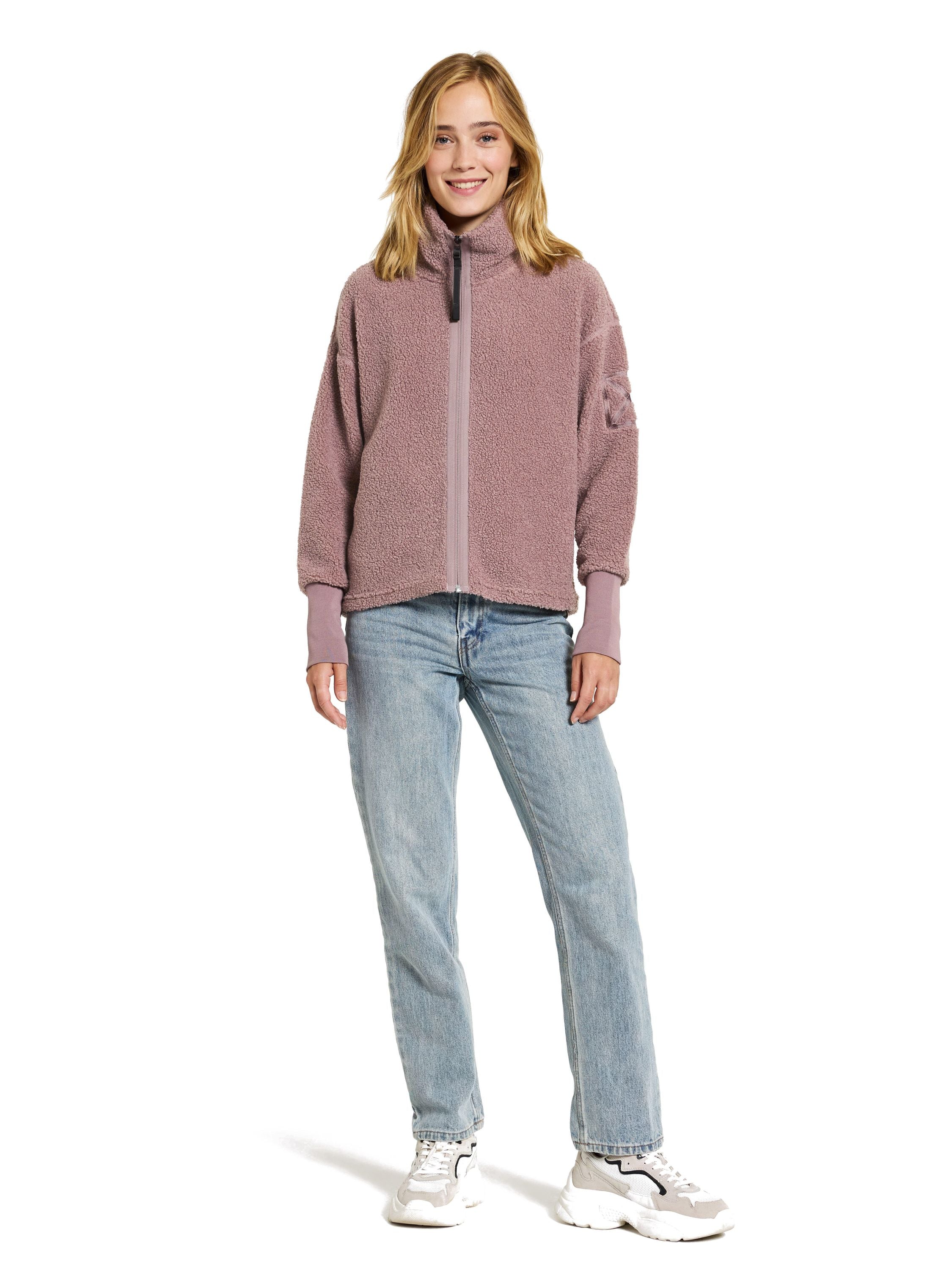 Teddy-Fleecejacke - J05-Purple - Violett