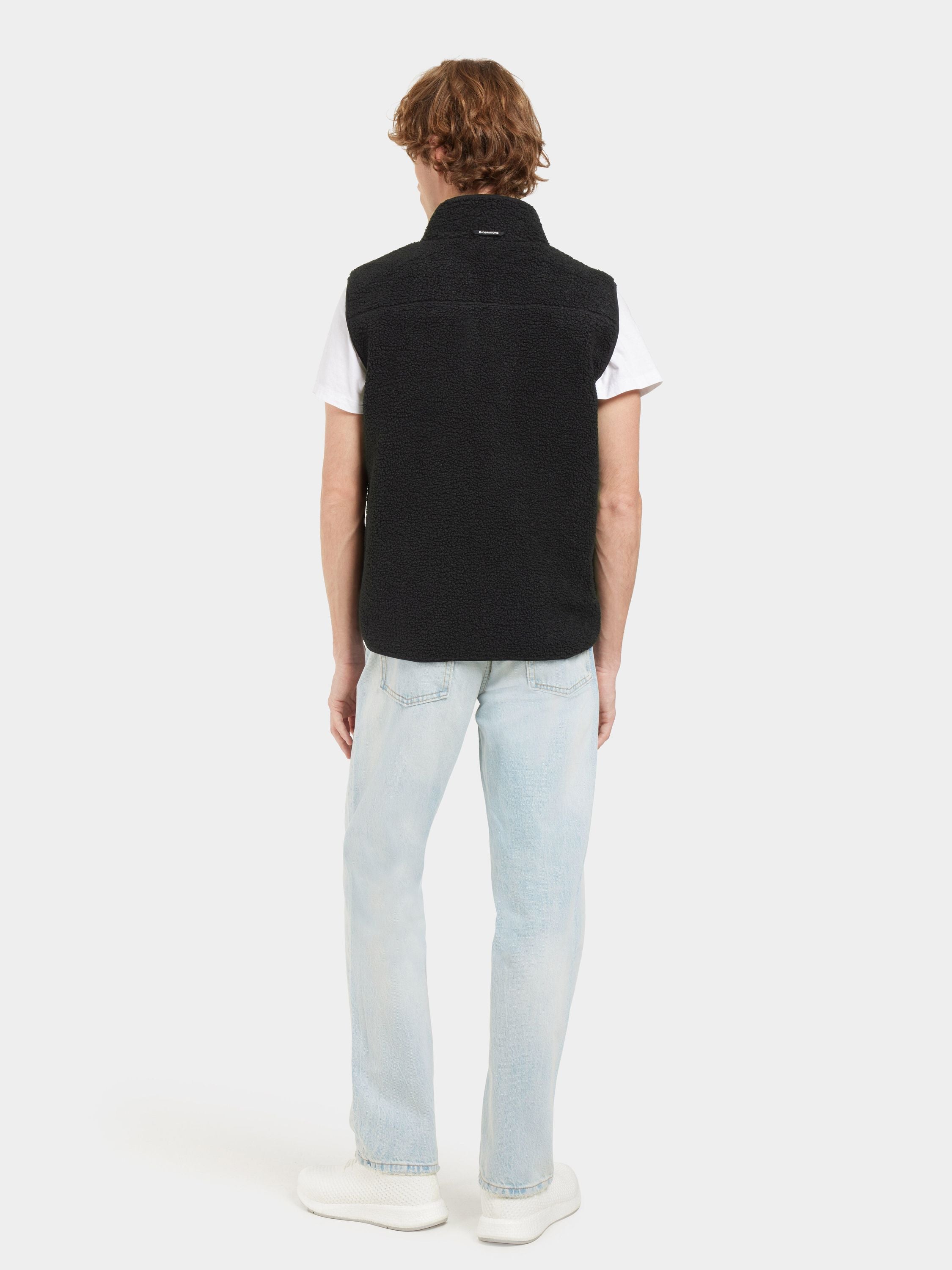 Fleeceweste POLLUX mit Stehkragen - 060-Black - Schwarz