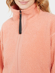 Teddy-Fleecejacke ALEXA - K14-Clay Pink - Rosa