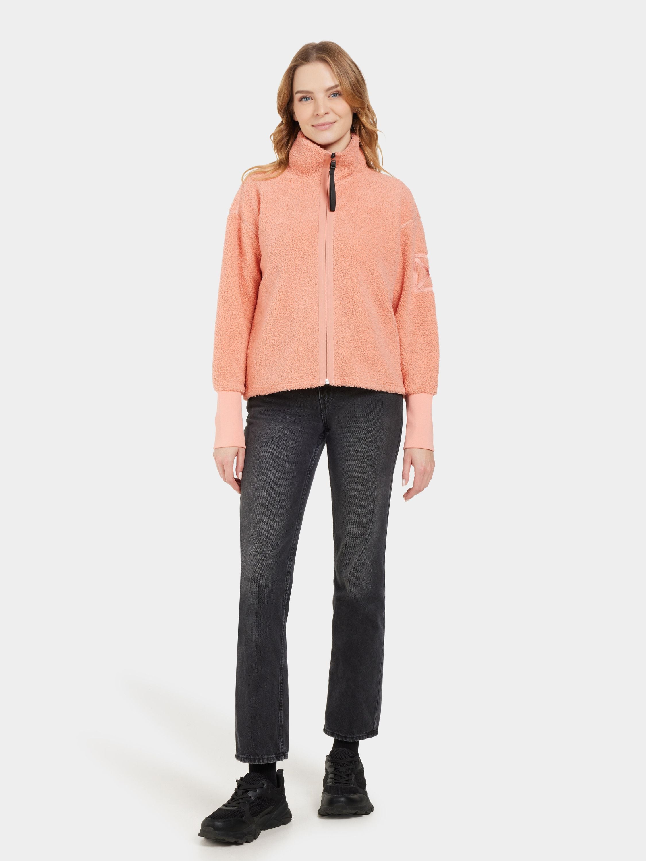 Teddy-Fleecejacke ALEXA - K14-Clay Pink - Rosa