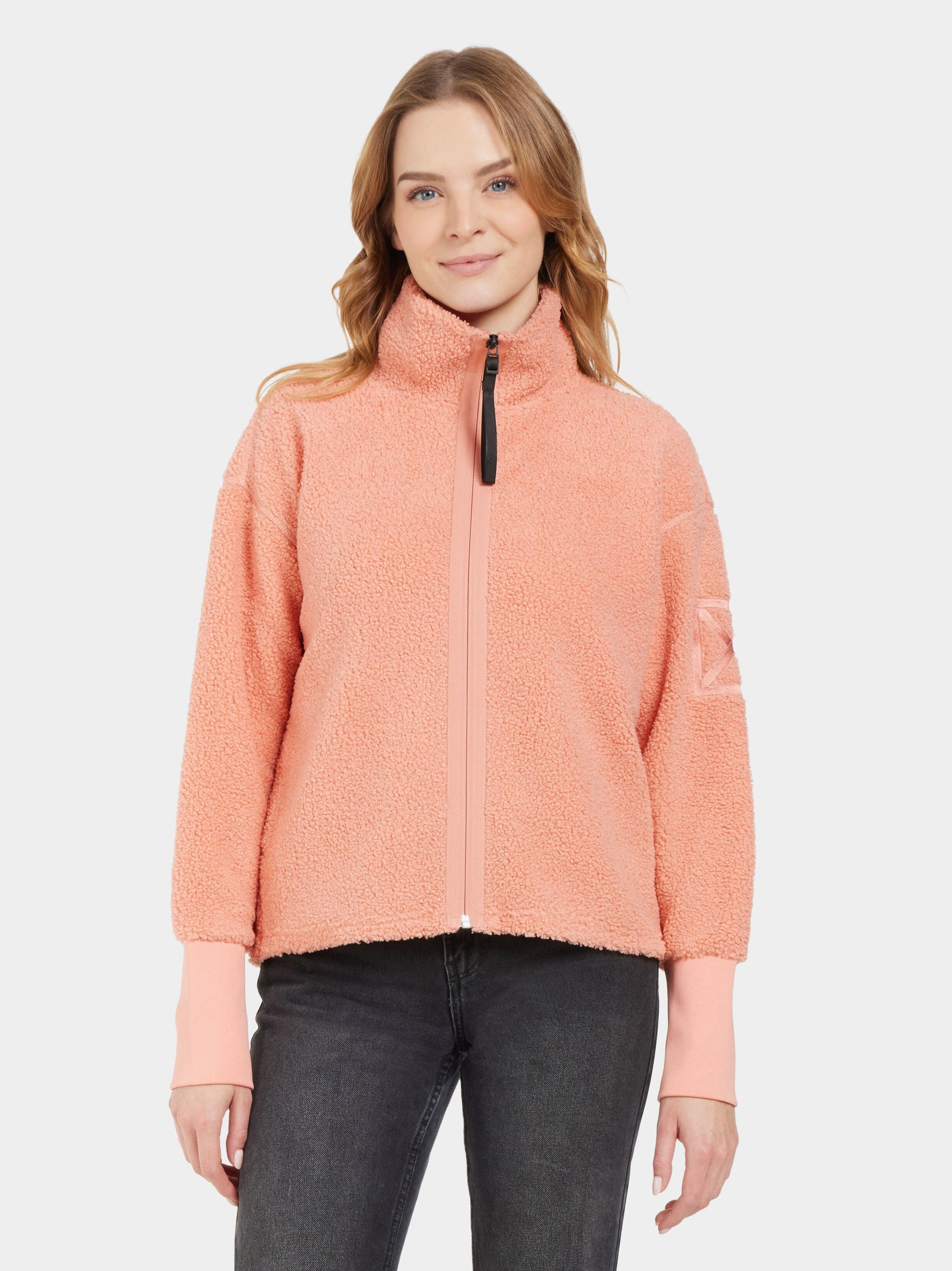 Teddy-Fleecejacke ALEXA - K14-Clay Pink - Rosa