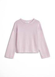 Strickpullover aus Baumwolle - 6725-Dried Rose - Rosa