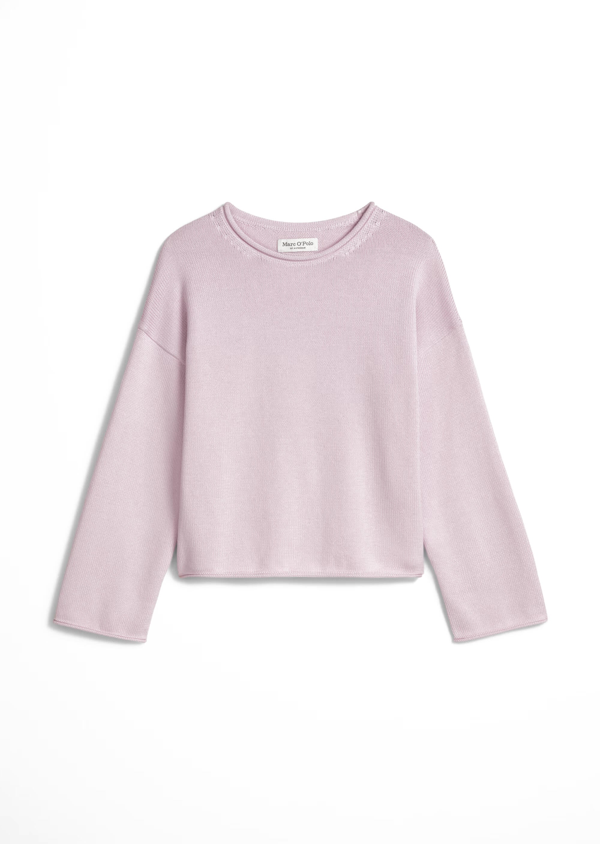 Strickpullover aus Baumwolle - 6725-Dried Rose - Rosa