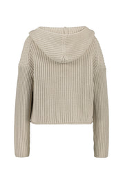 Strickjacke aus Baumwollmix - 0914-Linen Beige - Beige