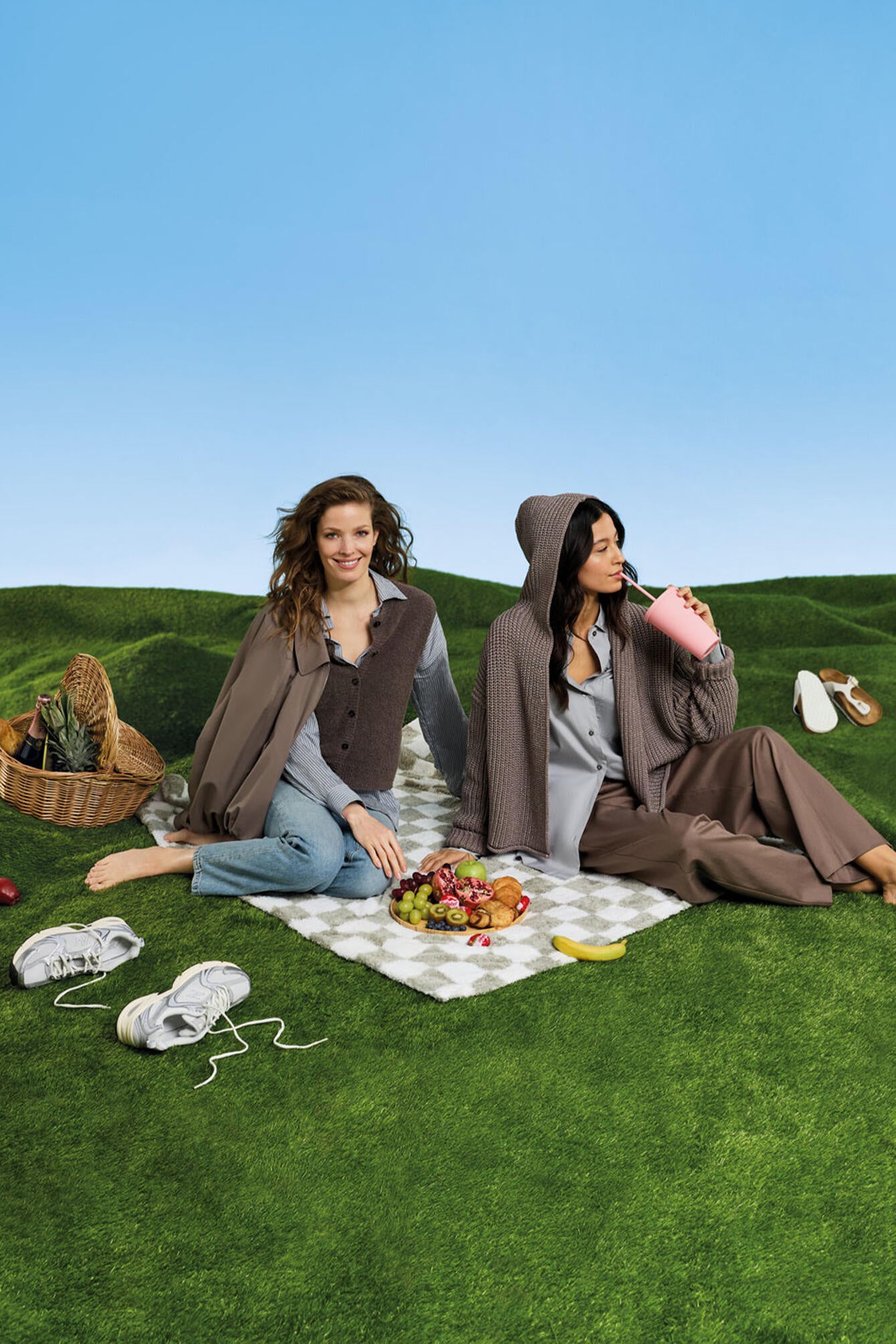 Jeans ELIN Straight Leg - 5699-Light Blue_Multi_01 - Blau