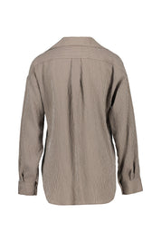 Bluse im Relaxed Fit aus Viskose - 1837-Medium Brown_Multi_01 - Braun