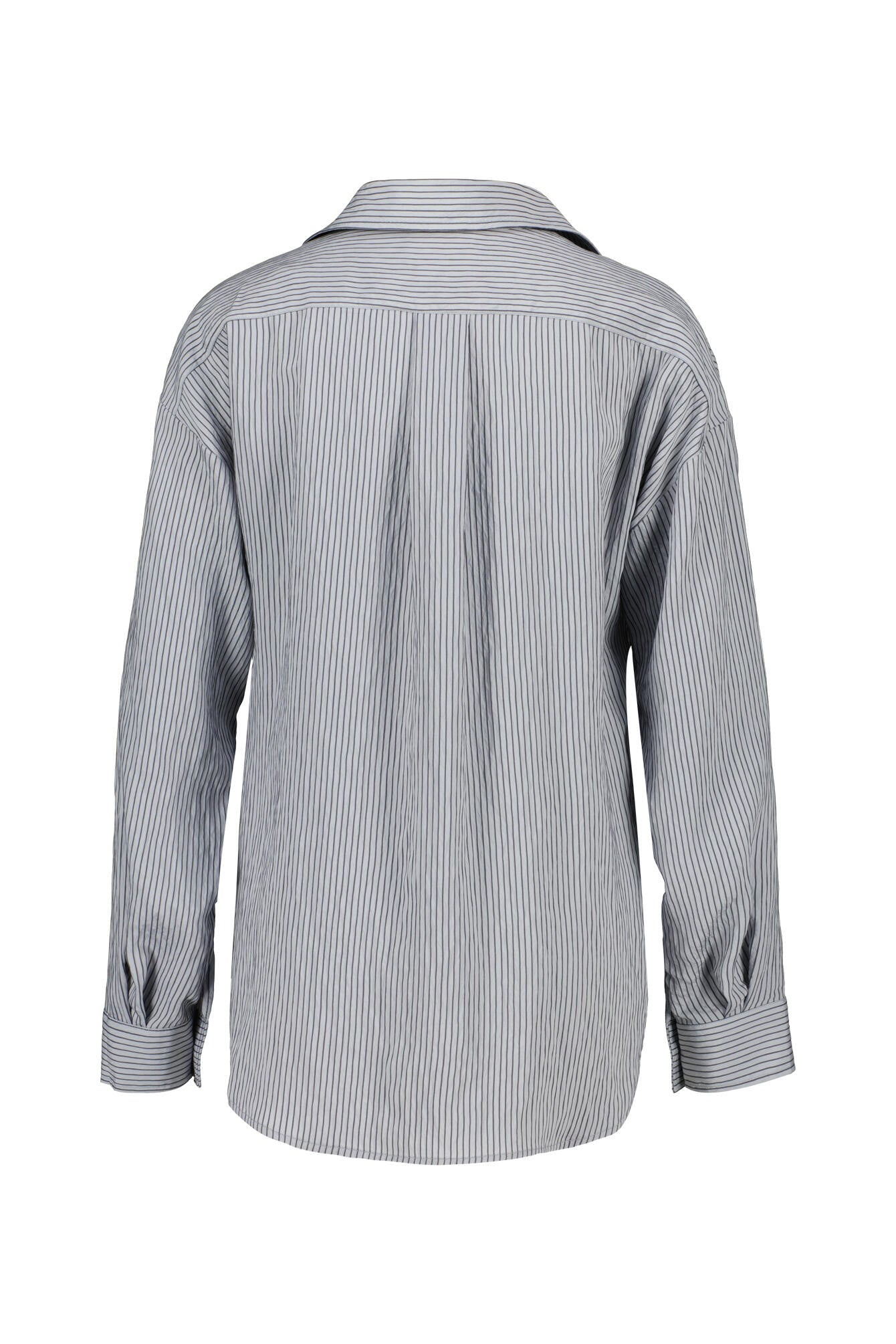 Bluse im Relaxed Fit aus Viskose - 4931-Medium Blue_Multi_04 - Blau