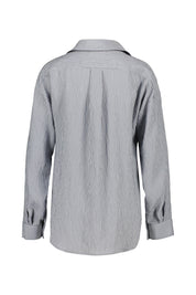 Bluse im Relaxed Fit aus Viskose - 4931-Medium Blue_Multi_04 - Blau