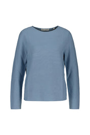 Strickpullover aus Baumwolle - 4779-Fall Sky - Blau
