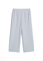 Hose aus Lyocell Wide Leg - 0904-Grey Horizon - Grau