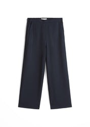 Hose aus Lyocell Wide Leg - 4143-Martime Blue - Blau