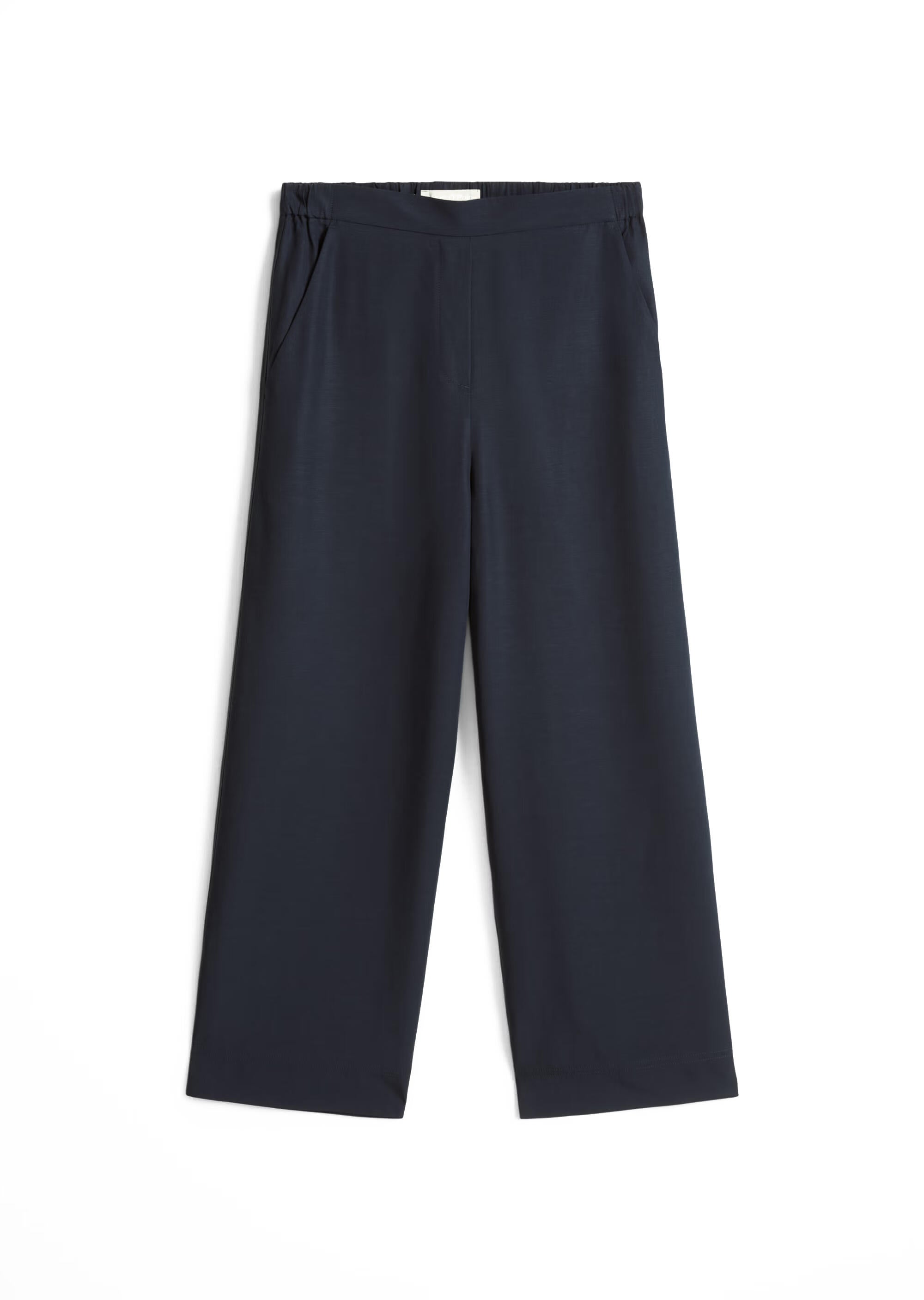 Hose aus Lyocell Wide Leg - 4143-Martime Blue - Blau