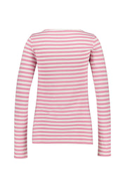 Langarmshirt aus Baumwolle - 7944-Medium Pink_Multi_05 - Pink