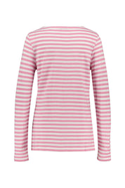 Langarmshirt aus Baumwolle - 7944-Medium Pink_Multi_05 - Pink