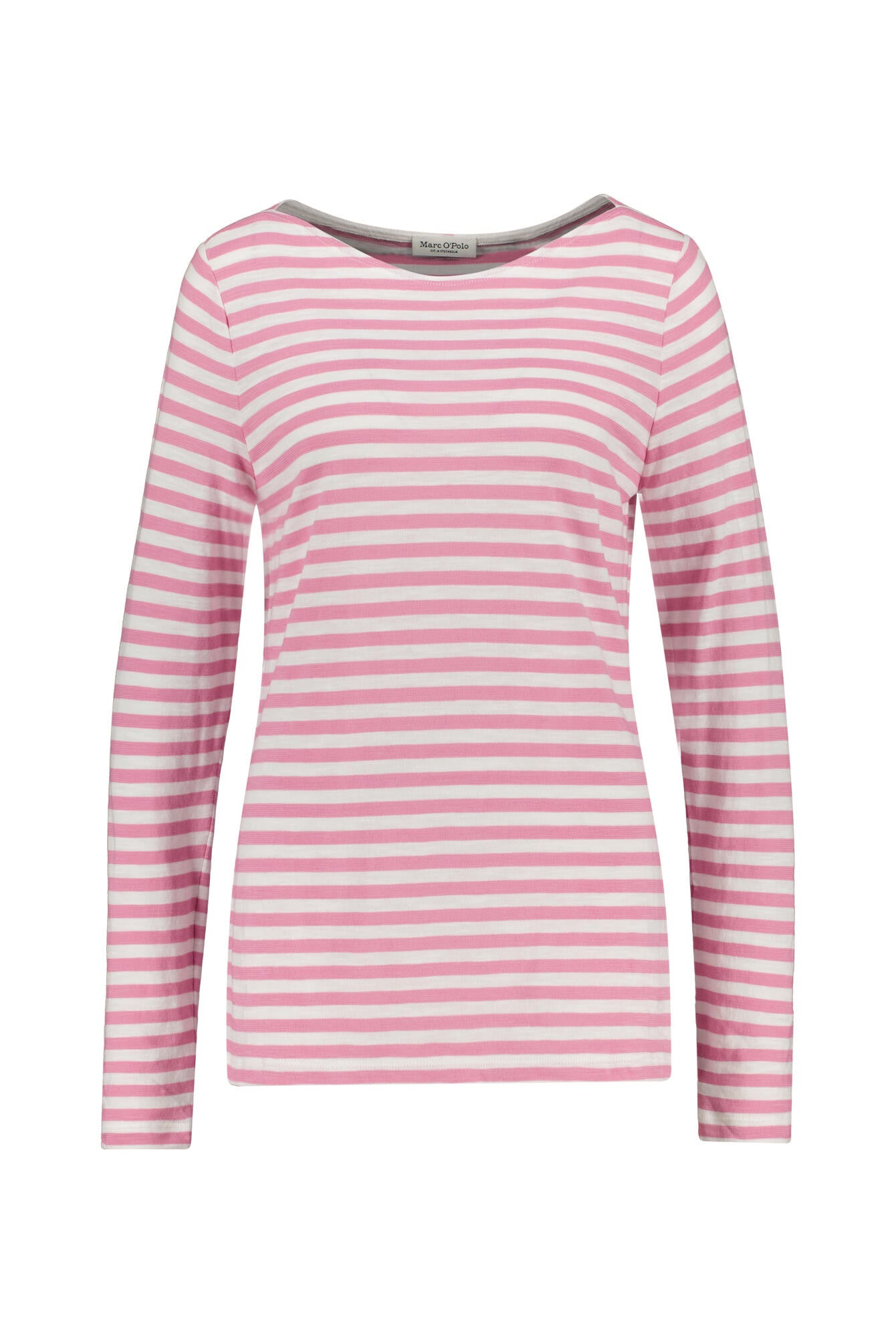 Langarmshirt aus Baumwolle - 7944-Medium Pink_Multi_05 - Pink