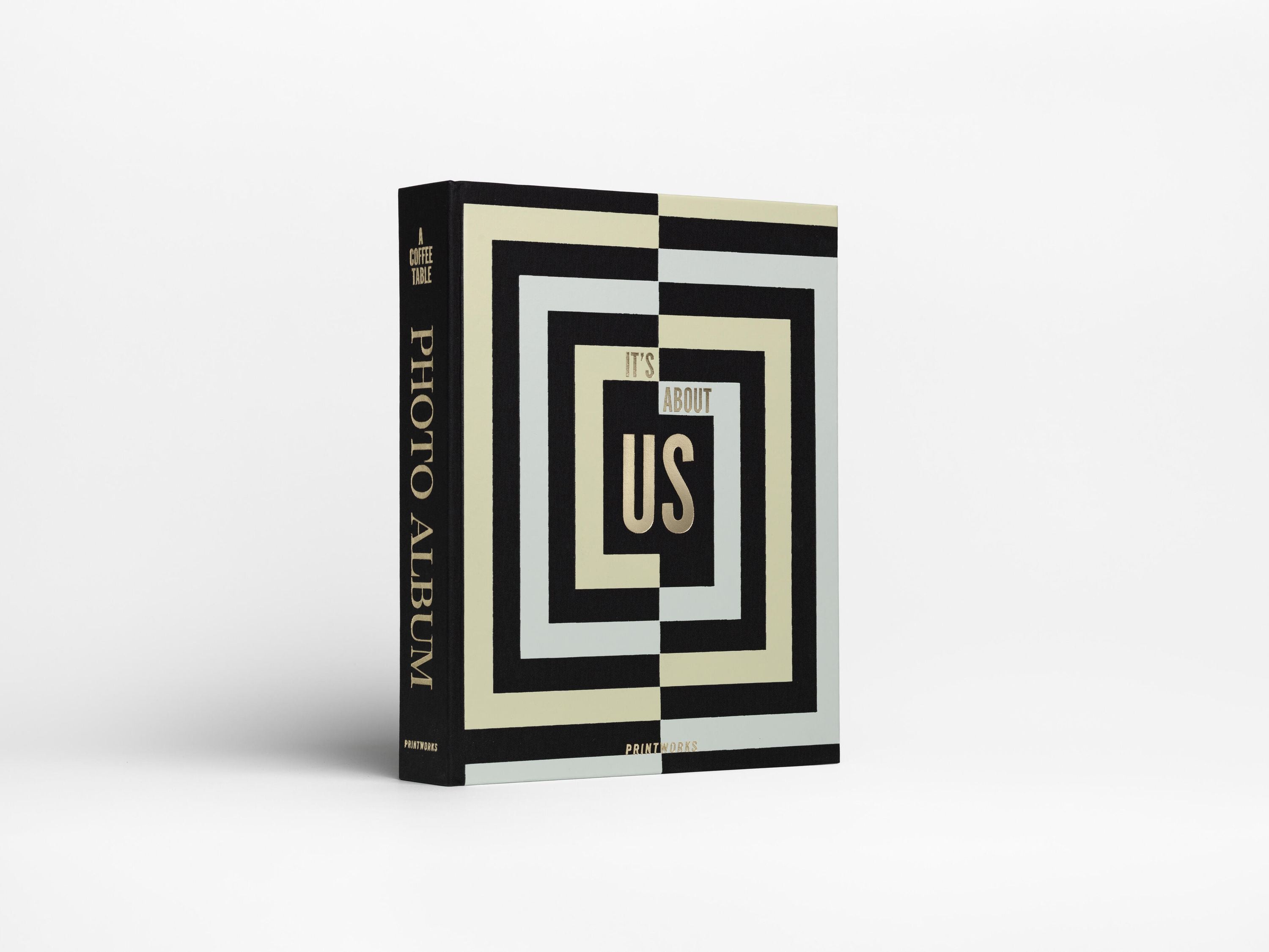 Fotoalbum IT'S ABOUT US - Black Multi - Schwarz | Weiß