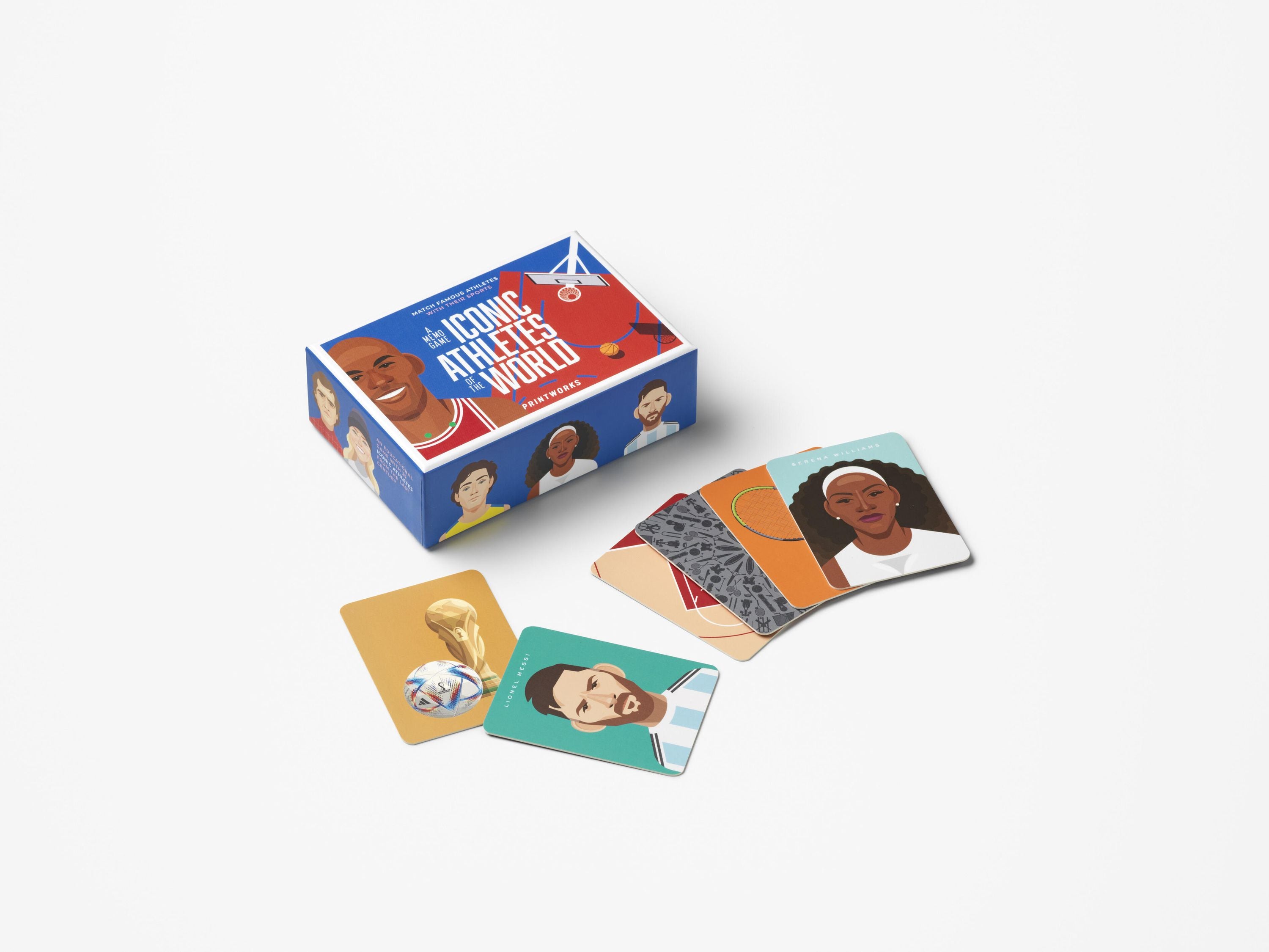 Memospiel ICONIC ATHLETES - Blue Multi - Mehrfarbig