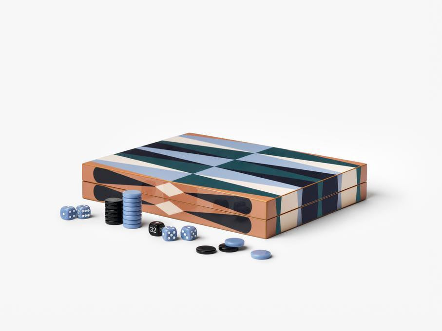 Backgammon Spiel - Multi - Mehrfarbig