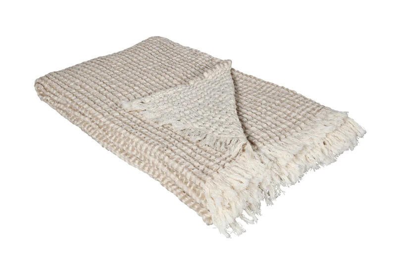 Wohndecke ANTIGUA 130x200 - beige - Beige