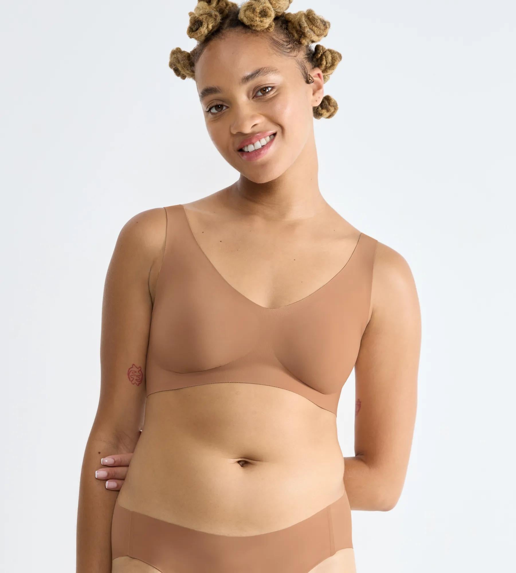Bralette Zero Feel 2.0 - 00CM NOSTALGIC BROWN - Braun