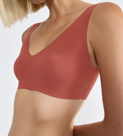 Bralette mit V-Auschnitt - 7128 CANDID ORANGE - Orange