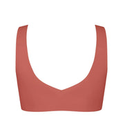 Bralette mit V-Auschnitt - 7128 CANDID ORANGE - Orange