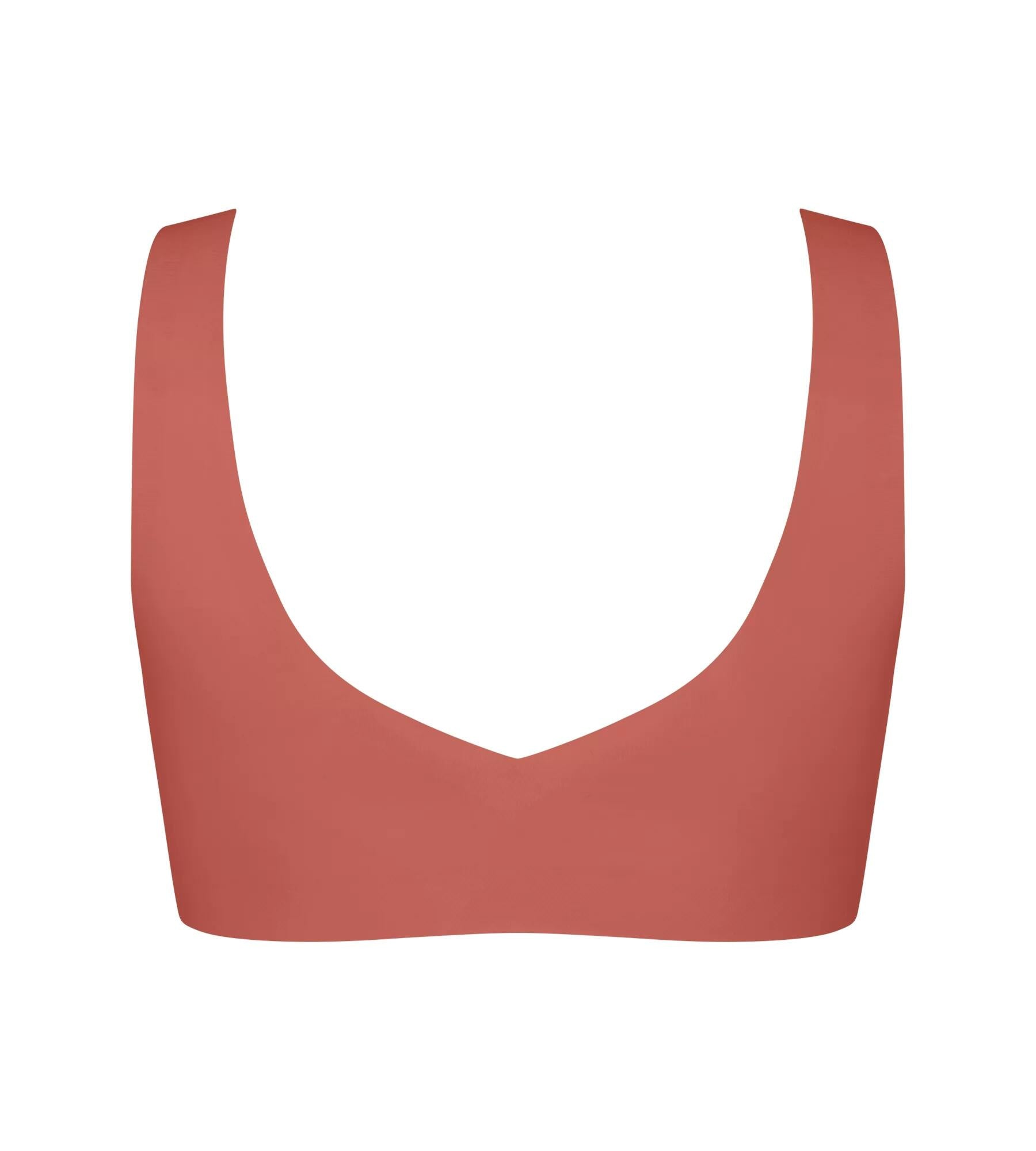Bralette mit V-Auschnitt - 7128 CANDID ORANGE - Orange